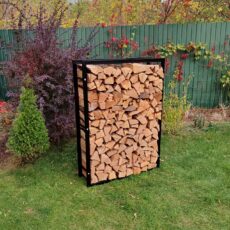 Дровница металлическая