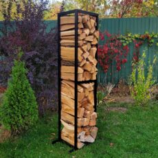 Дровница металлическая