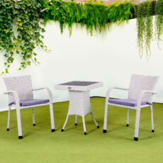 Балконный комплект мебели Терра молочный линора